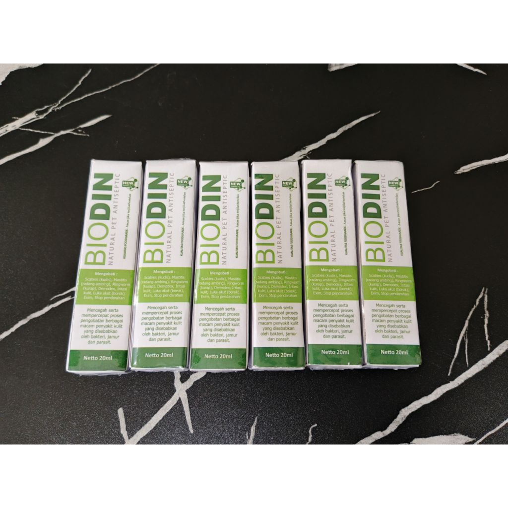GROSIR (min 6) BIODIN SPRAY 20 ml - Obat luka semprot bisa untuk PMK scabies kurap kudis borok dll o