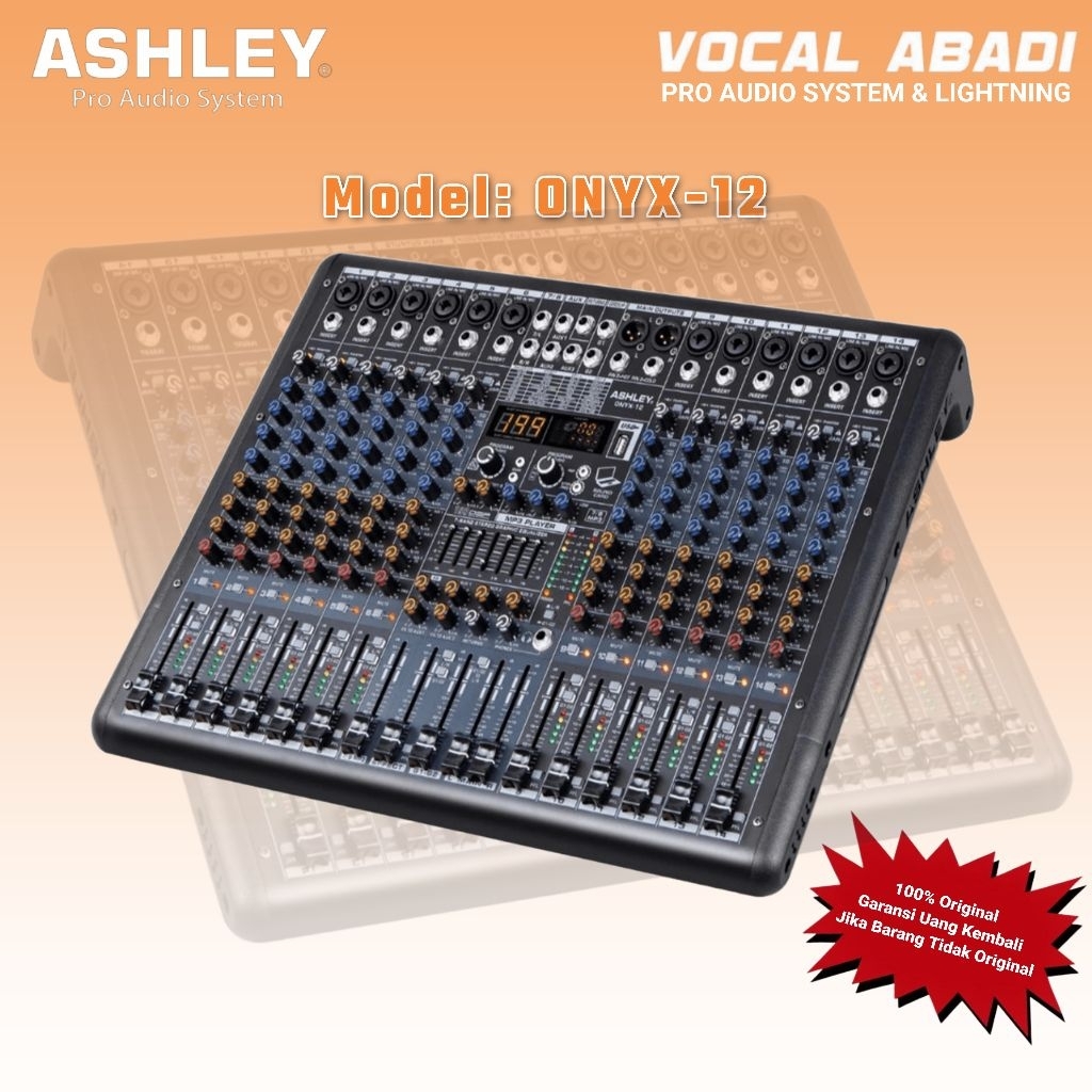 MIXER AUDIO ASHLEY ONYX 12