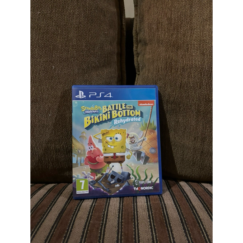 Bd Kaset SpongeBob SquarePants Battle For Bikini Bottom Rehydrated Ps4 Games Playstation 4 SpongeBob