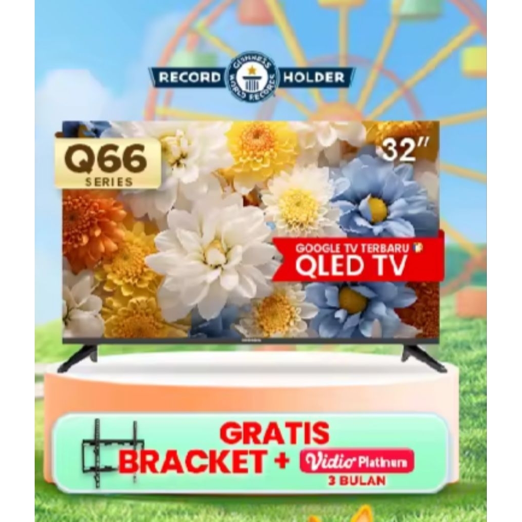 COOCAA TV 32 inch Q66 - 2K QLED - Google TV