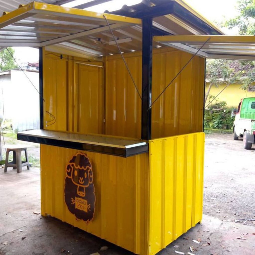 Booth container stand jualan