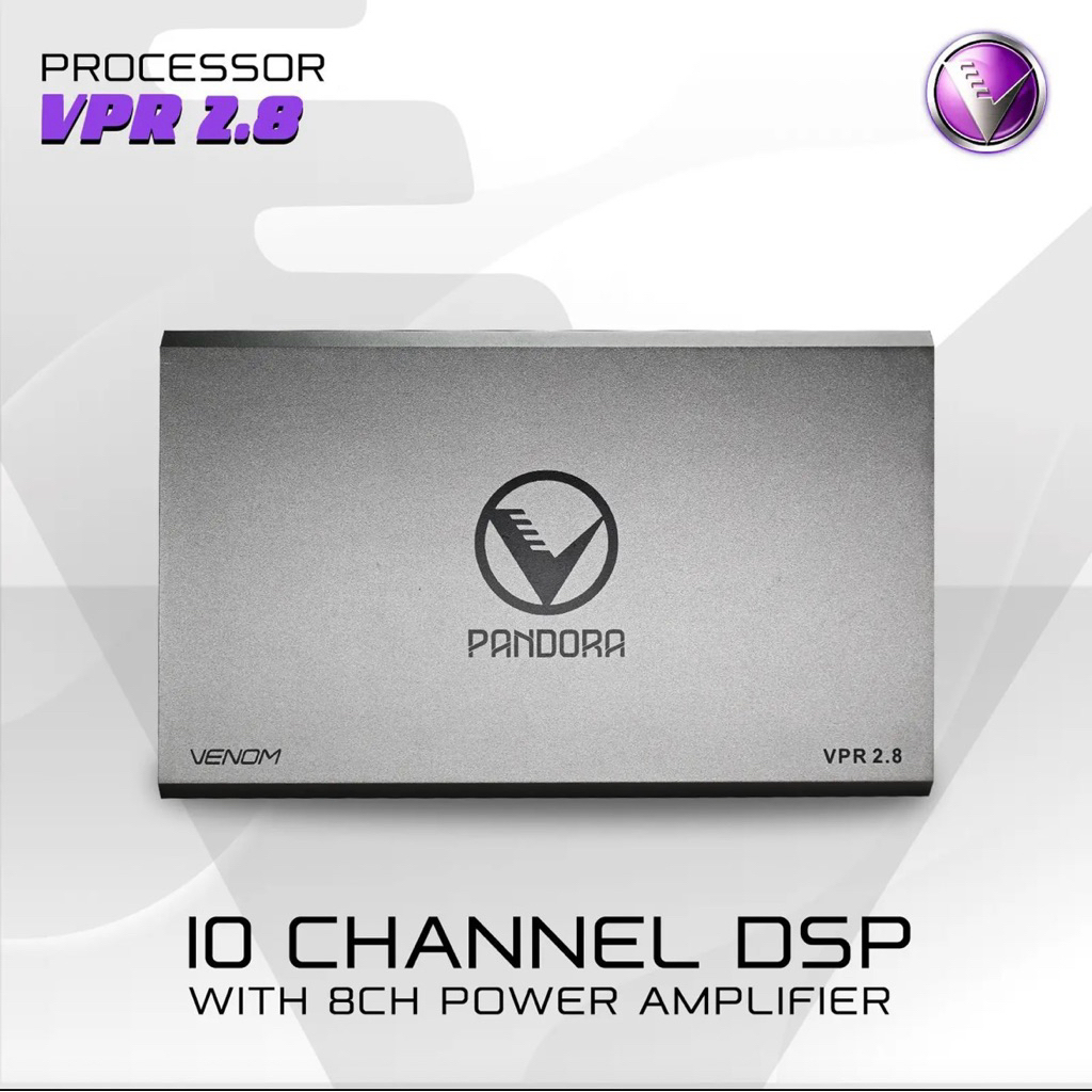 VENOM VPR 2.8 - DSP Amplifier 10ch Audio Player