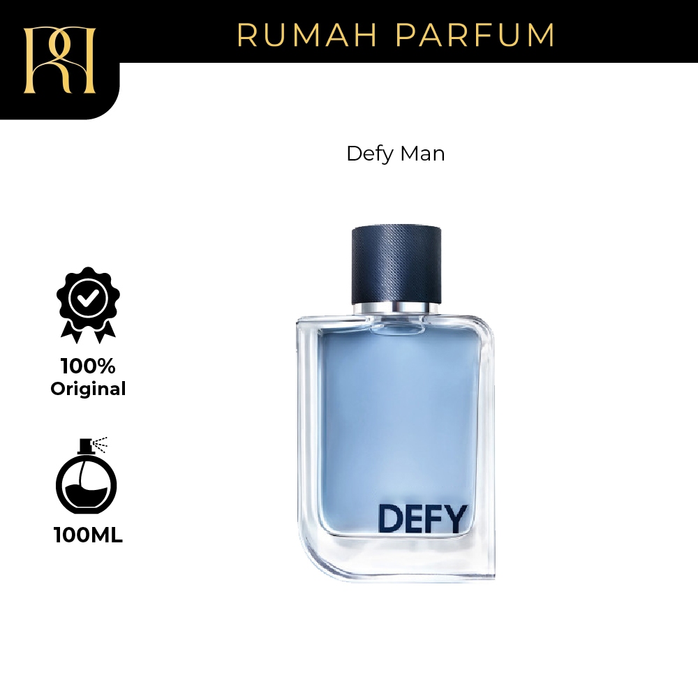 Parfum Pria Calvin Klein Defy Man (100 mL) Perfume Cowok Tahan Lama dan Wangi