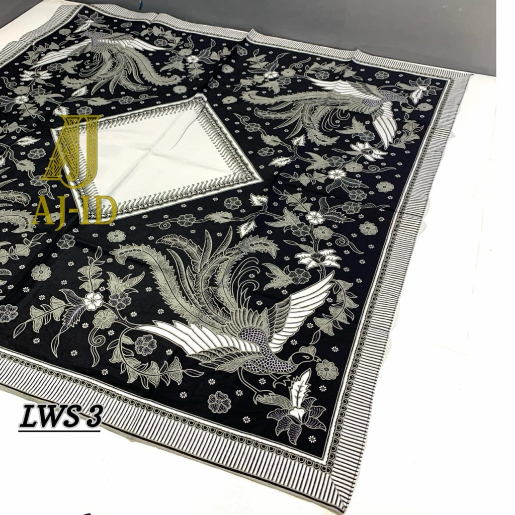 Kain Segi Empat Batik Katun untuk Ikat Kepala Udeng Slayer Serbaguna, 100x100 cm, Motif Lawasan