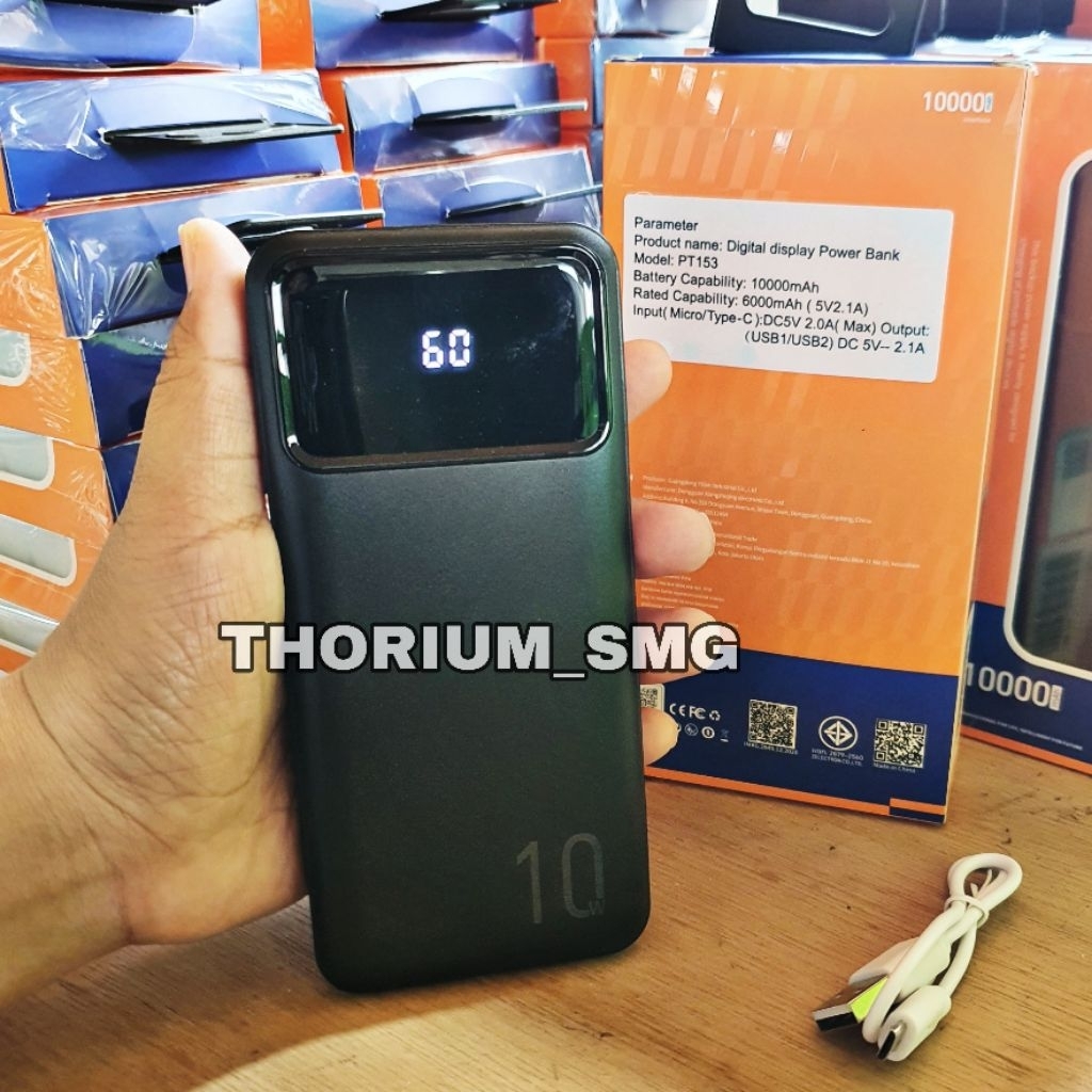 Powerbank Fash charging Kivee Kapasitas 10.000 & 20.000mAh