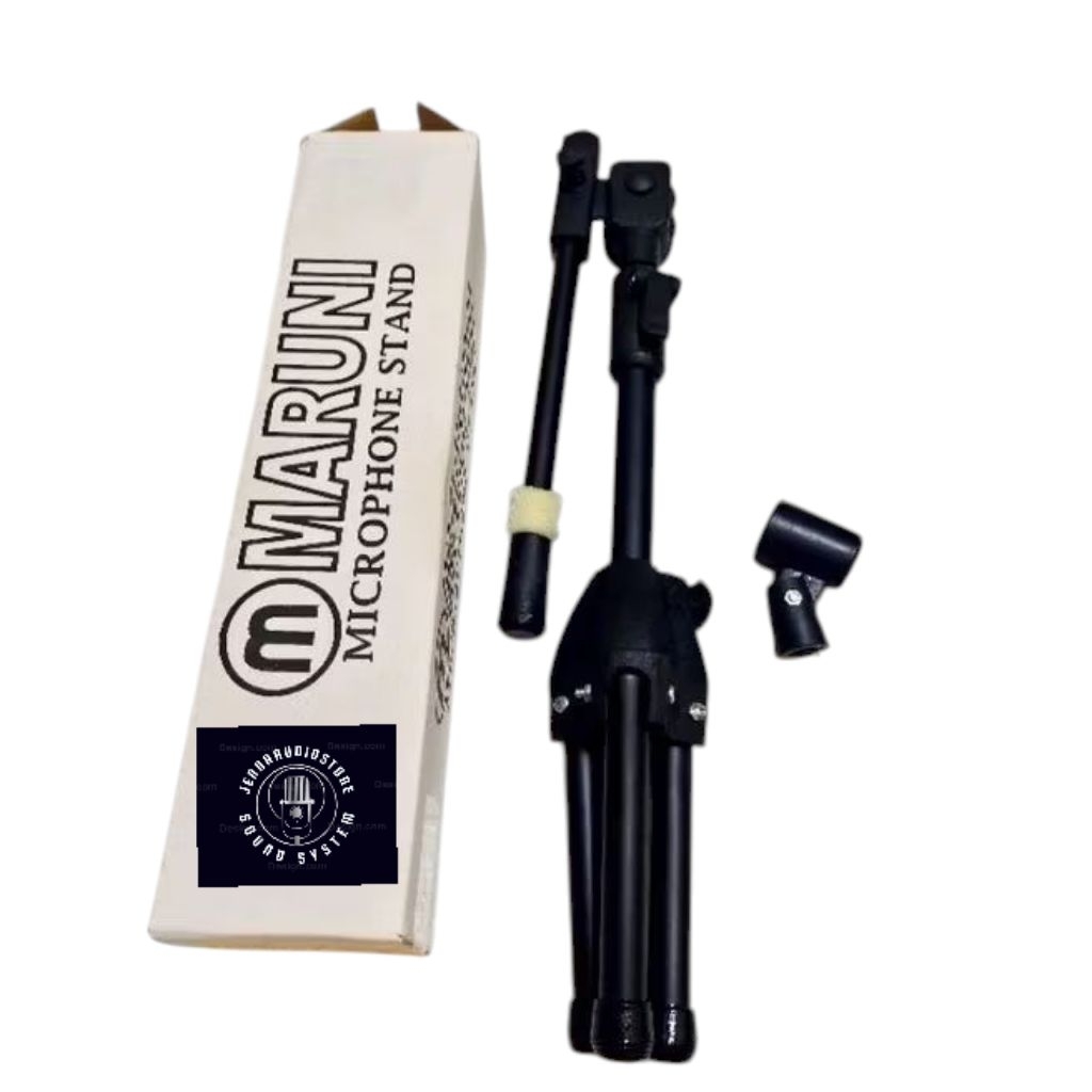 Stand Mic Maruni Pendek Bonus Holder Mic