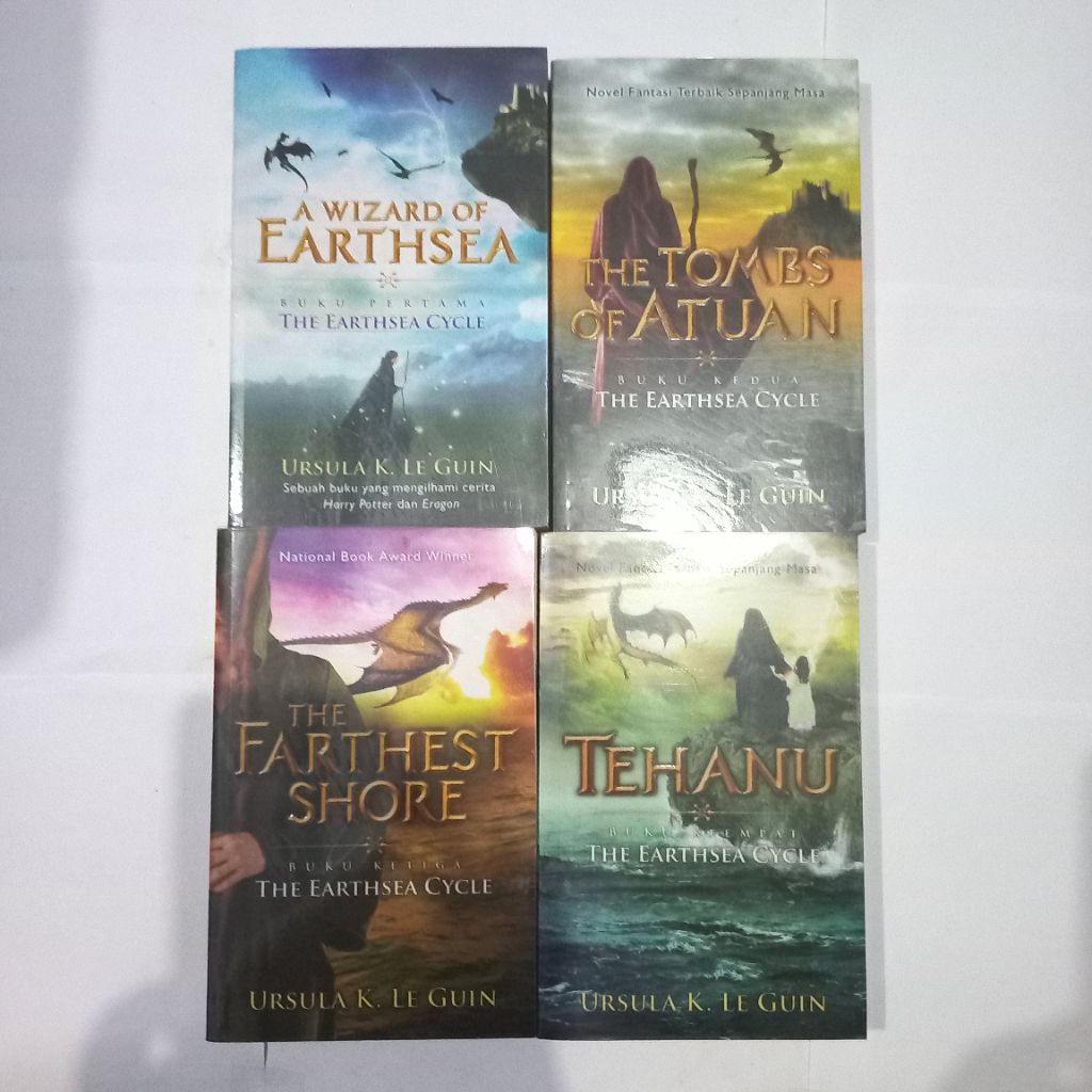 (Bekas/Preloved) SET Earthsea Cycle Series 1-4 Ursula K. Le Guin