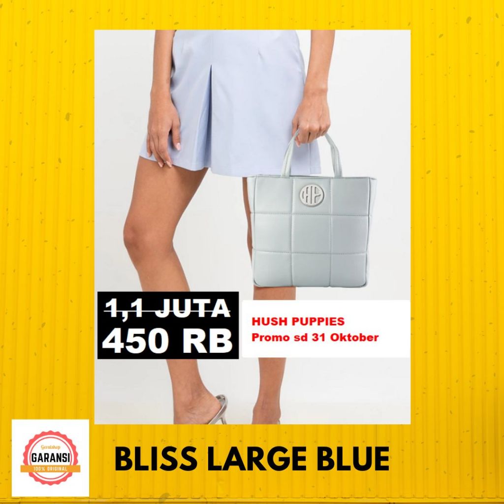 Tas wanita Hush Puppies seri BLISS slae satchel bag 100% ORI