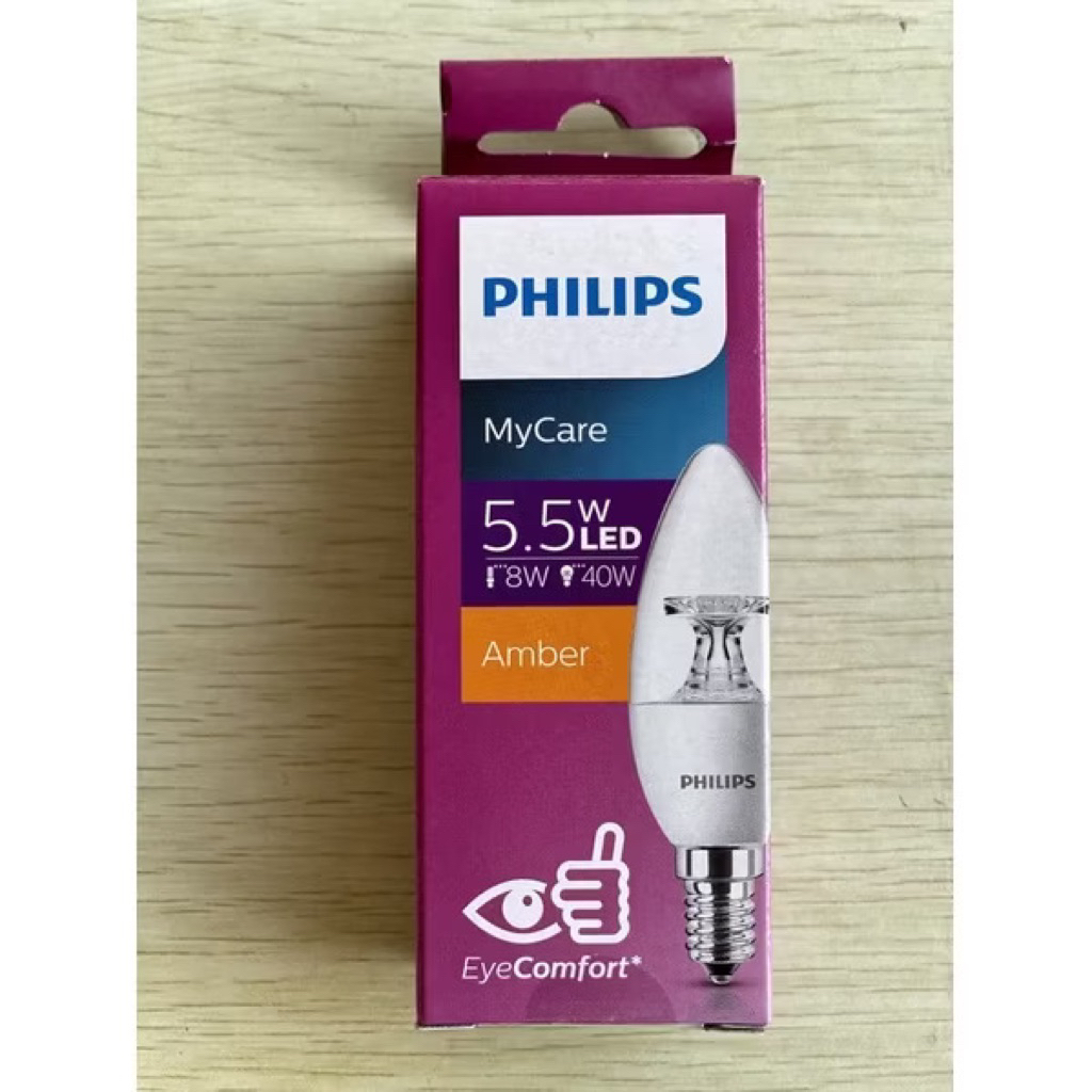 Philips lampu Candle 5.5 5,5 W Watt e14 WarmWhite 2700k