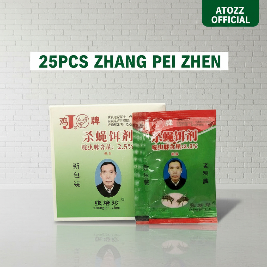 ZHANG PEI ZHEN 1KOTAK 25PCS/ RACUN LALAT ZHANG PEI ZHEN RACUN LALAT 1 BOX ISI 25 PCS TERMURAH