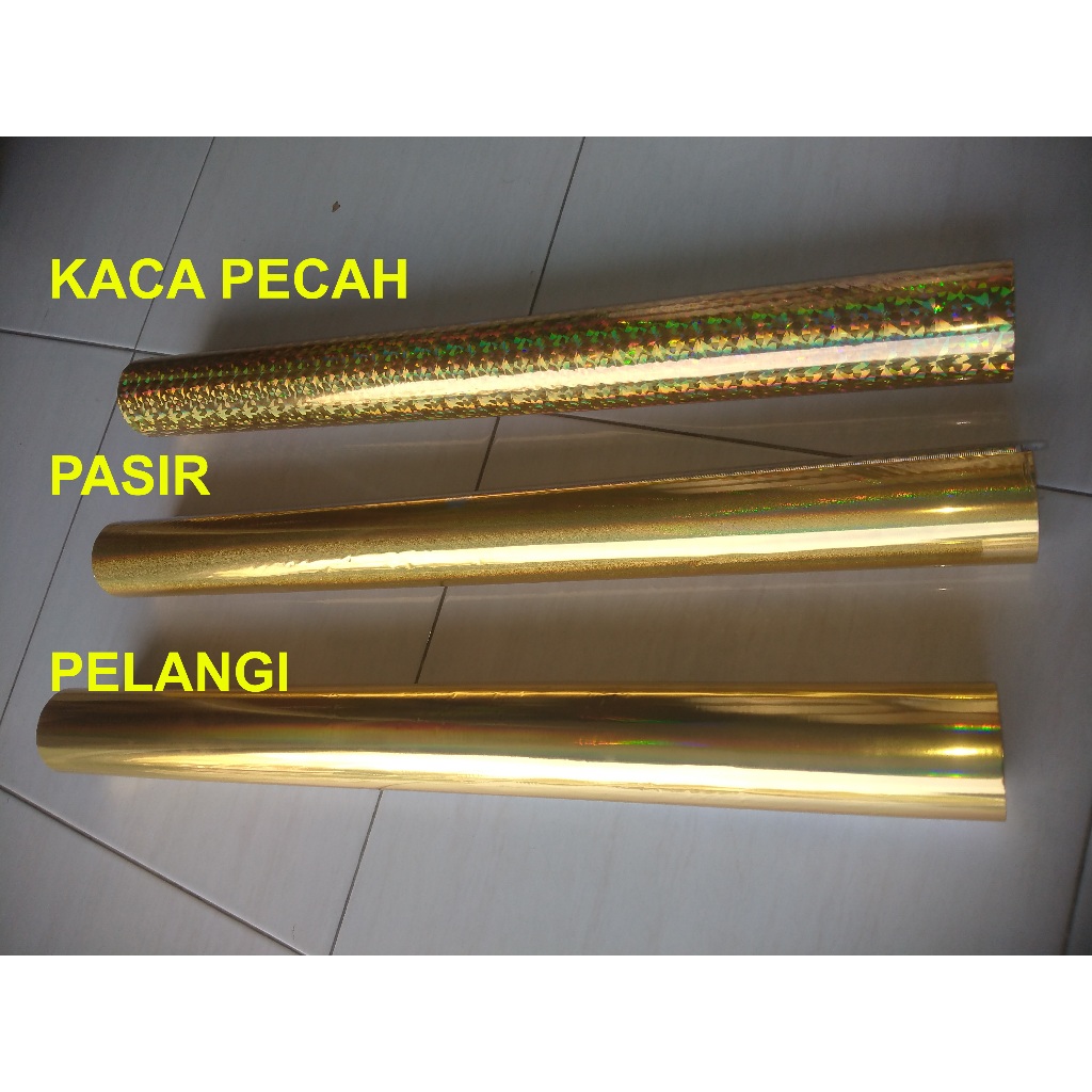 Hot Stamping Foil HOLOGRAM 120 x 64 KTM pjg 120m lbr 64cm stamp hotprint press cetak laminasi emboss