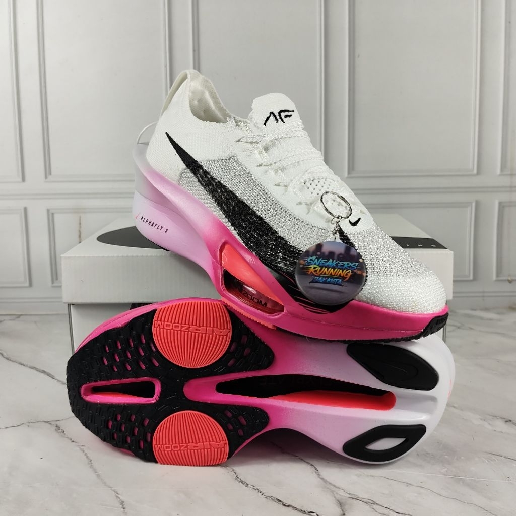 SEPATU RUNNING ALPHAFLY 3 WHITE PURPLE AGATE