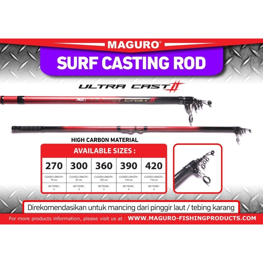 Joran Telescopic Maguro Ultra Cast II