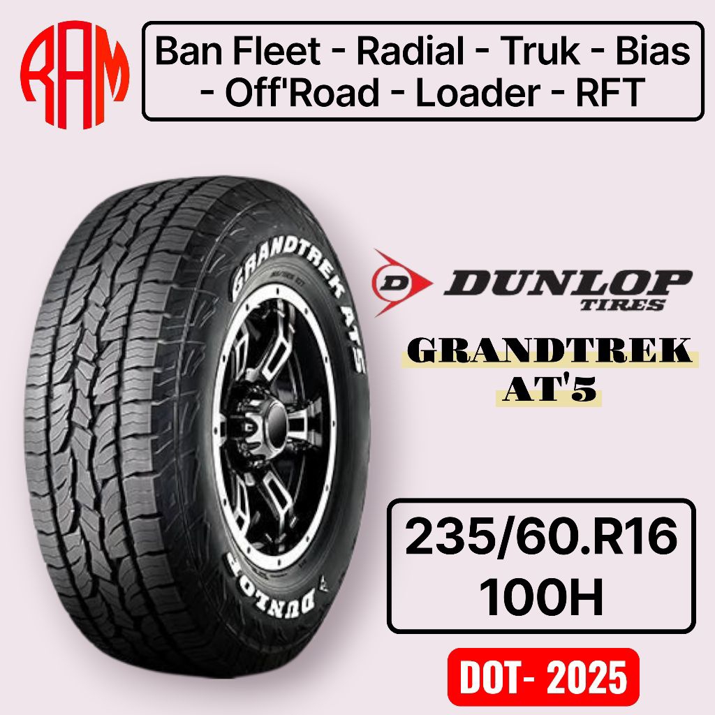 Ban Mobil Dunlop Grandtrek AT5 235/60.R16 100H