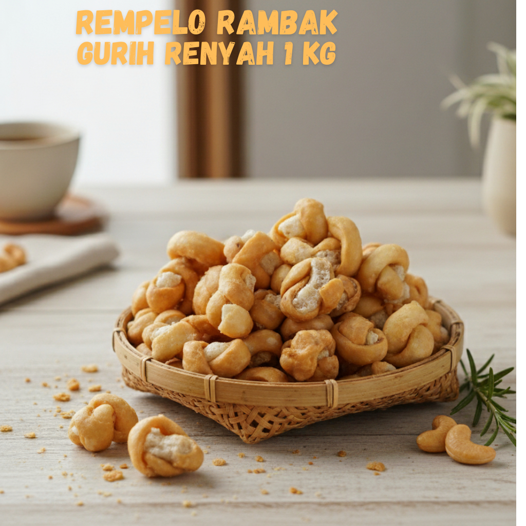 Camilan Rempelo Rambak Gurih Enak Renyah Khas Bantul Yogyakarta 1 Kg