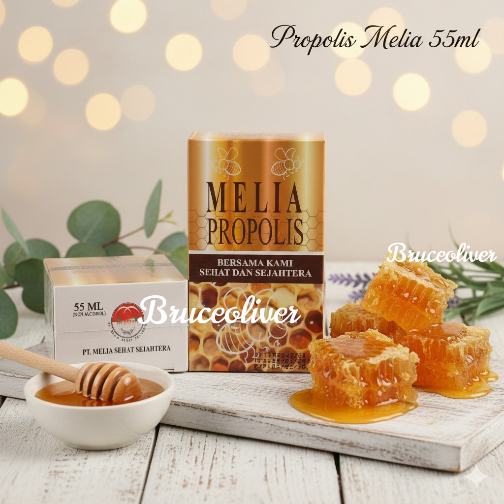 Propolis melia 55ml asli original Cimahi 55 mss 1 Box Original