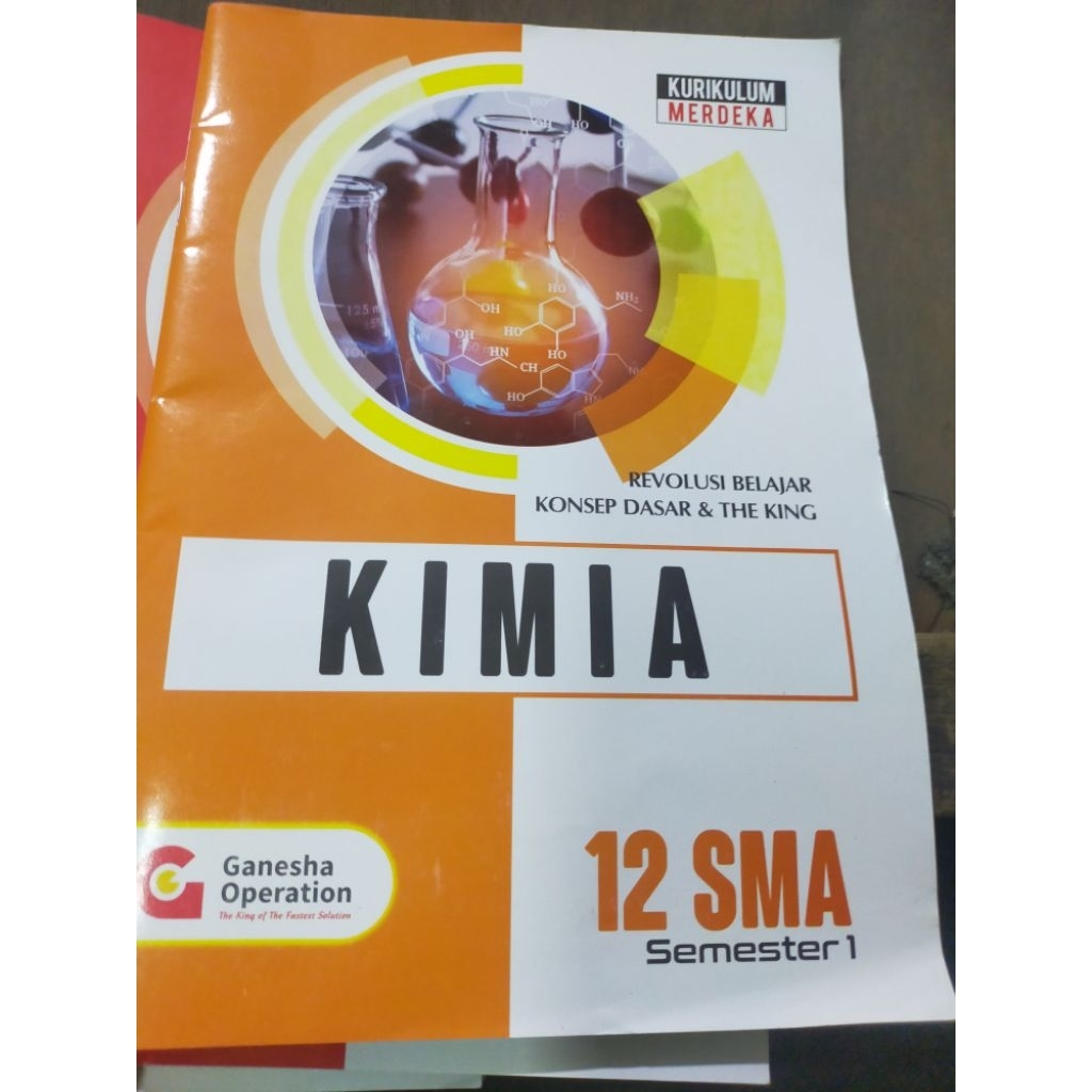 LKS SMA kelas 12 kimia kurikulum merdeka bekas masih bagus