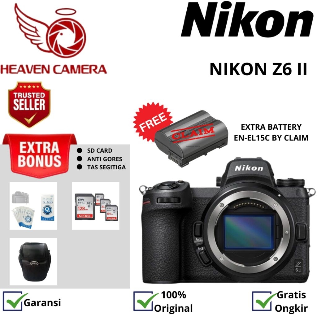 NIKON Z6 II BODY ONLY MIRRORLESS / NIKON Z6 MARK II BODY ONLY / NIKON Z6 II