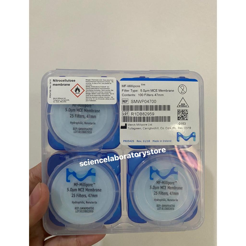 Millipore MCE Cellulose Membrane Filter 47mm 5um SMWP04700 MF Millipore