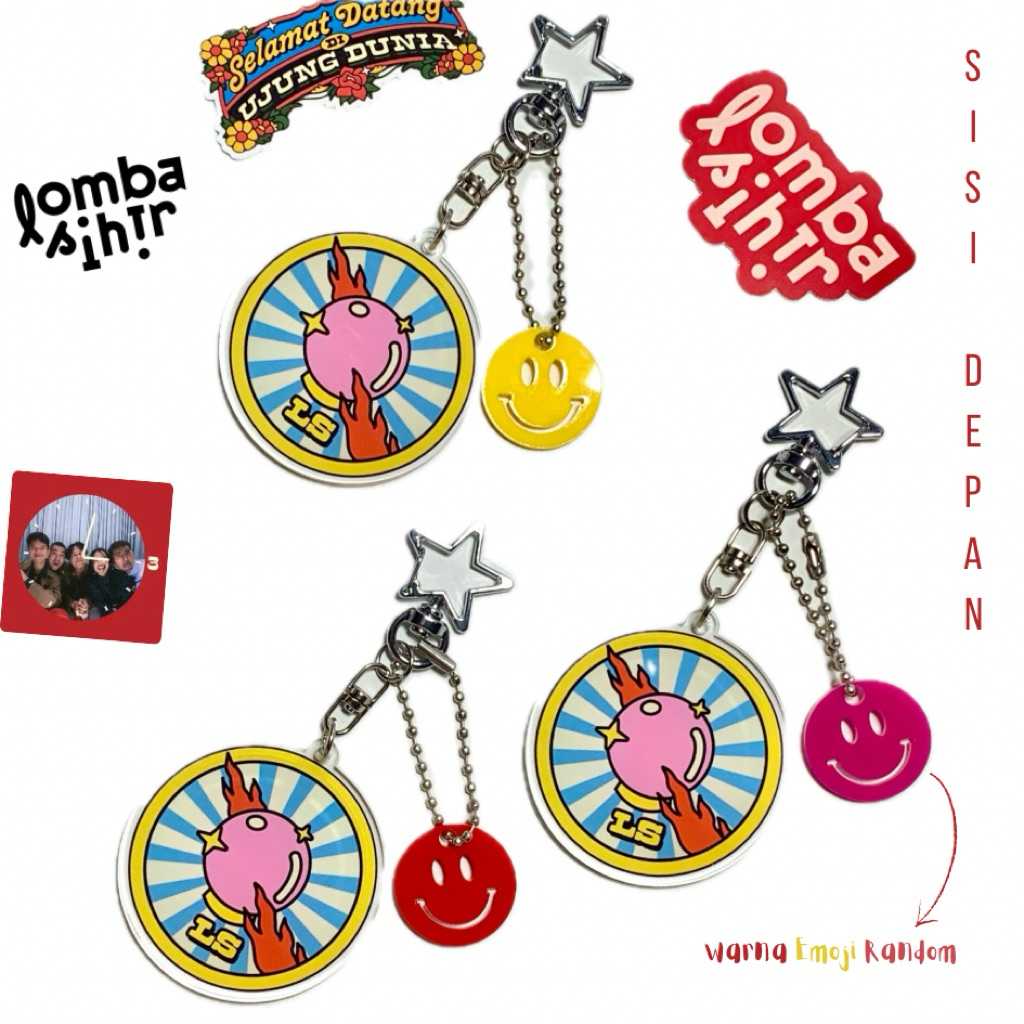 [FREE STIKER] KEYCHAIN LOMBA SIHIR | PESERTA LOMBA SIHIR