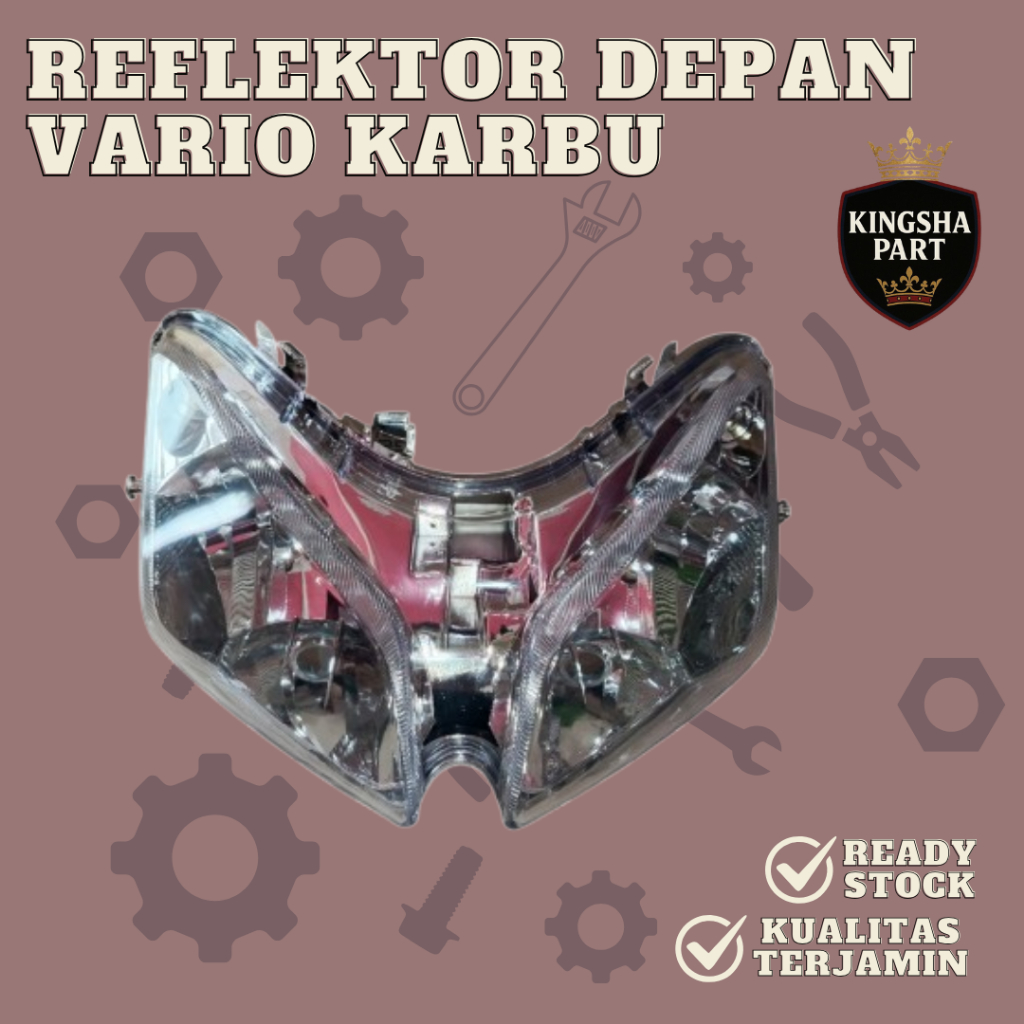 Reflektor Lampu Depan Vario 110 Karbu Headlamp Reflektor Depan  Vario 110 Karbu Narita