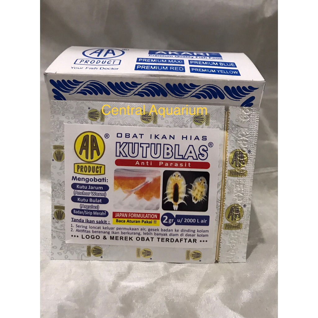 Kutublas 2gram Obat Anti Kutu Jarum Kutu Argulus Untuk Ikan Hias