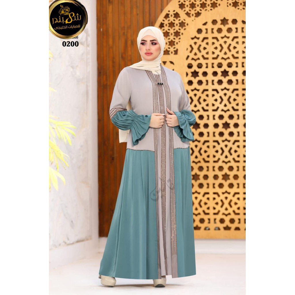 Abaya Inner outer Wanita Dewasa Mesir Free Pashmina original Premium Gamis Hitam Muslim Arab Umroh D