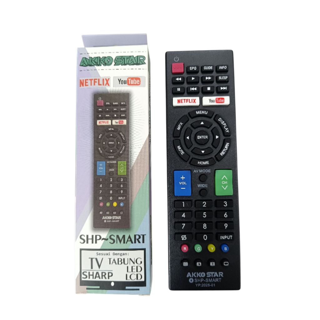 Remote TV SHARP LCD/LED/SMART TV