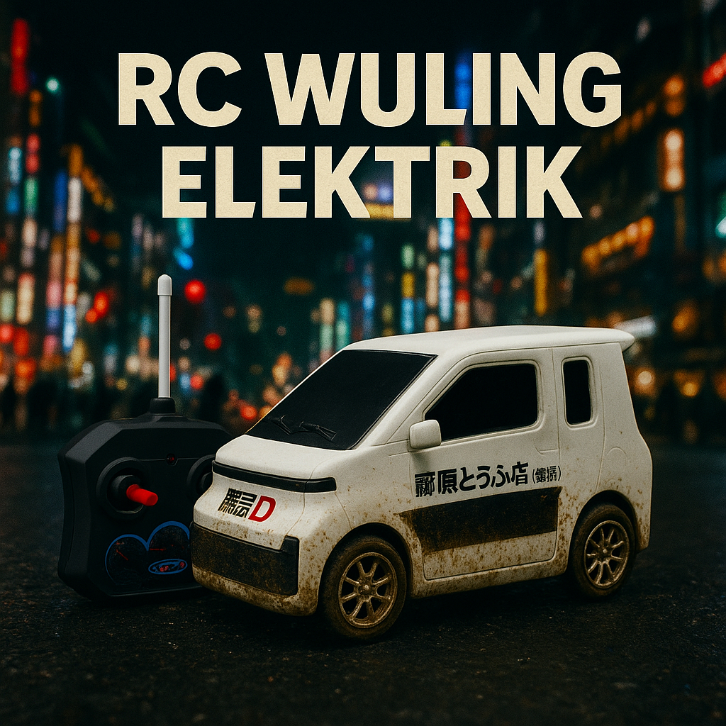 RC Mainan Mobil Remot Kontrol Mobil Mini Wuling Elektrik Model Initial Series