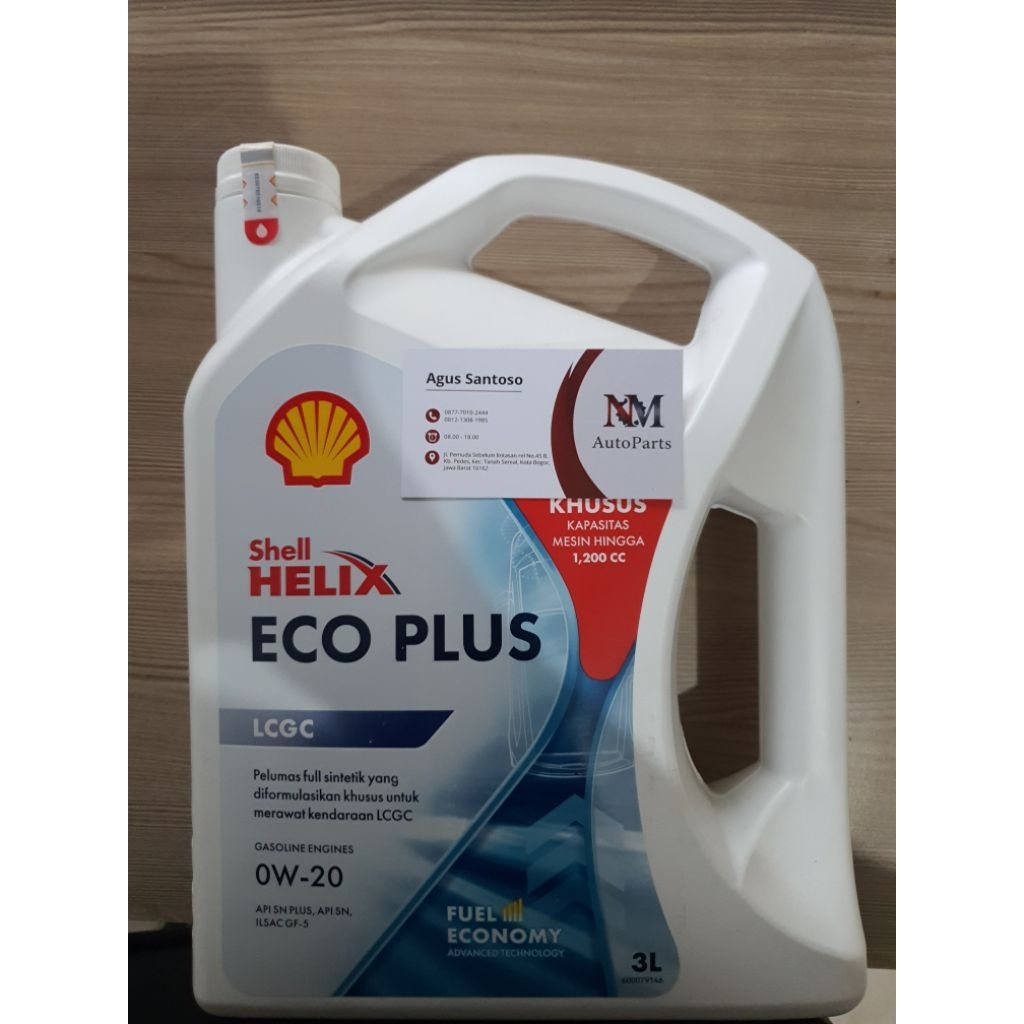 SHELL HELIX ECO PLUS 0w-20