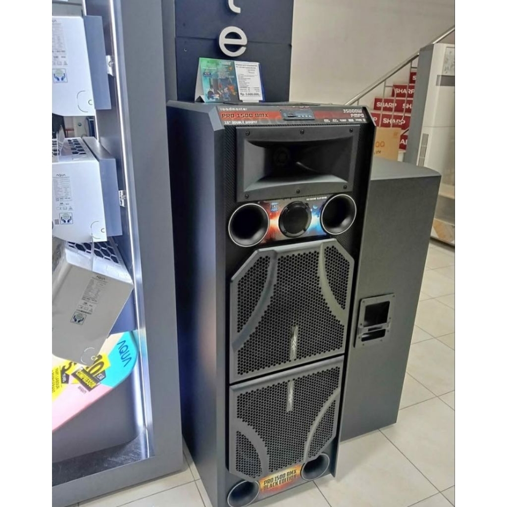 SPEAKER AKTIF ROADMASTER BMX PRO 1500 BLACK