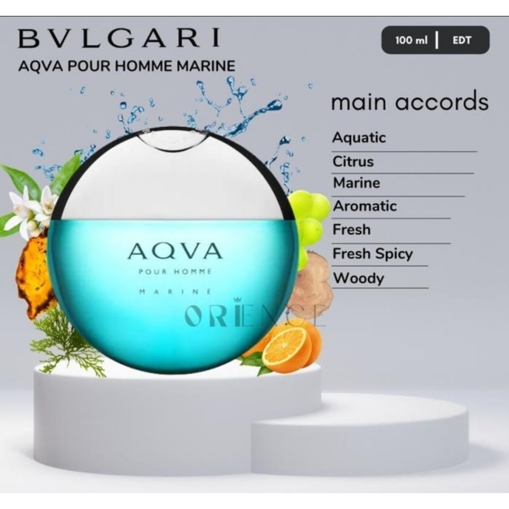 Parfum Bvlgari Aqua Marine Pour Homme 100 ml