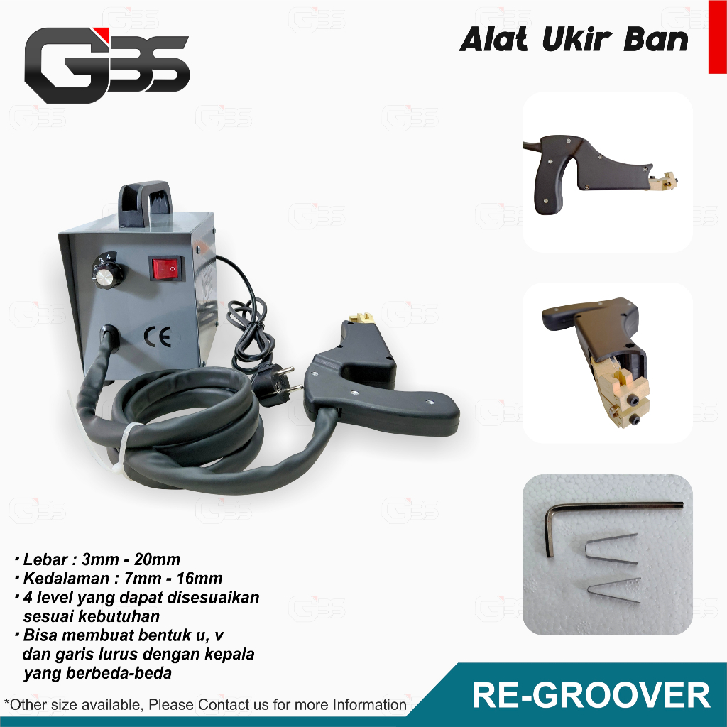 Regroover Alat Batik Ban / Alat Ukir Ban Motor Mobil Truck dan Bus