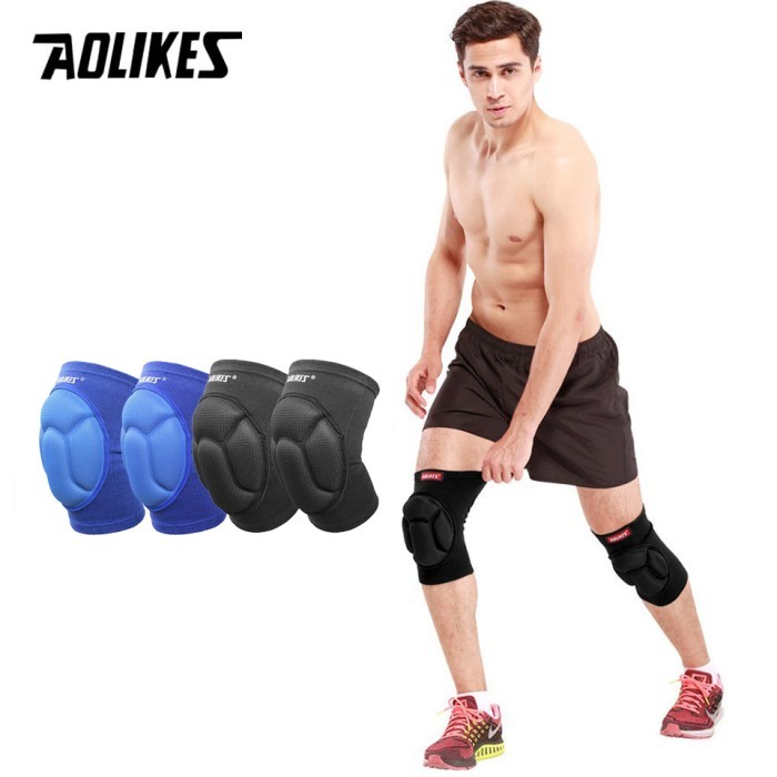 Deker Pelindung Lutut Aolikes 0217 Penopang Lutut Olahraga Futsal Lari Gym Tenis Voli Basket Decker 