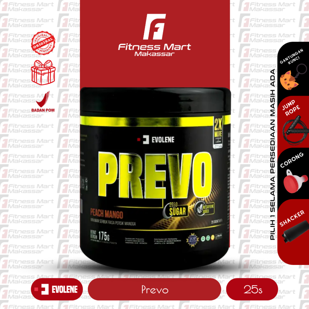 Evolene New Prevo 7 dan 25 Sachet Halal PWO BPOM