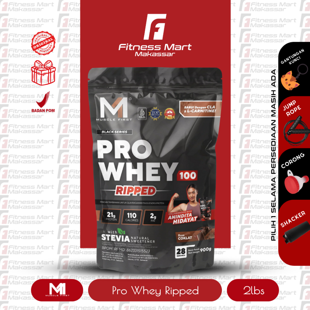 MuscleFirst - Pro Whey 100 Ripped - Whey Protein + Fat Burner