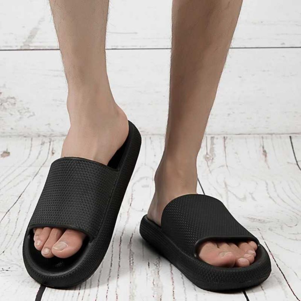 Sandal Pria Anti Selip Tebal Empuk – Sandal Rumah & Santai Stylish