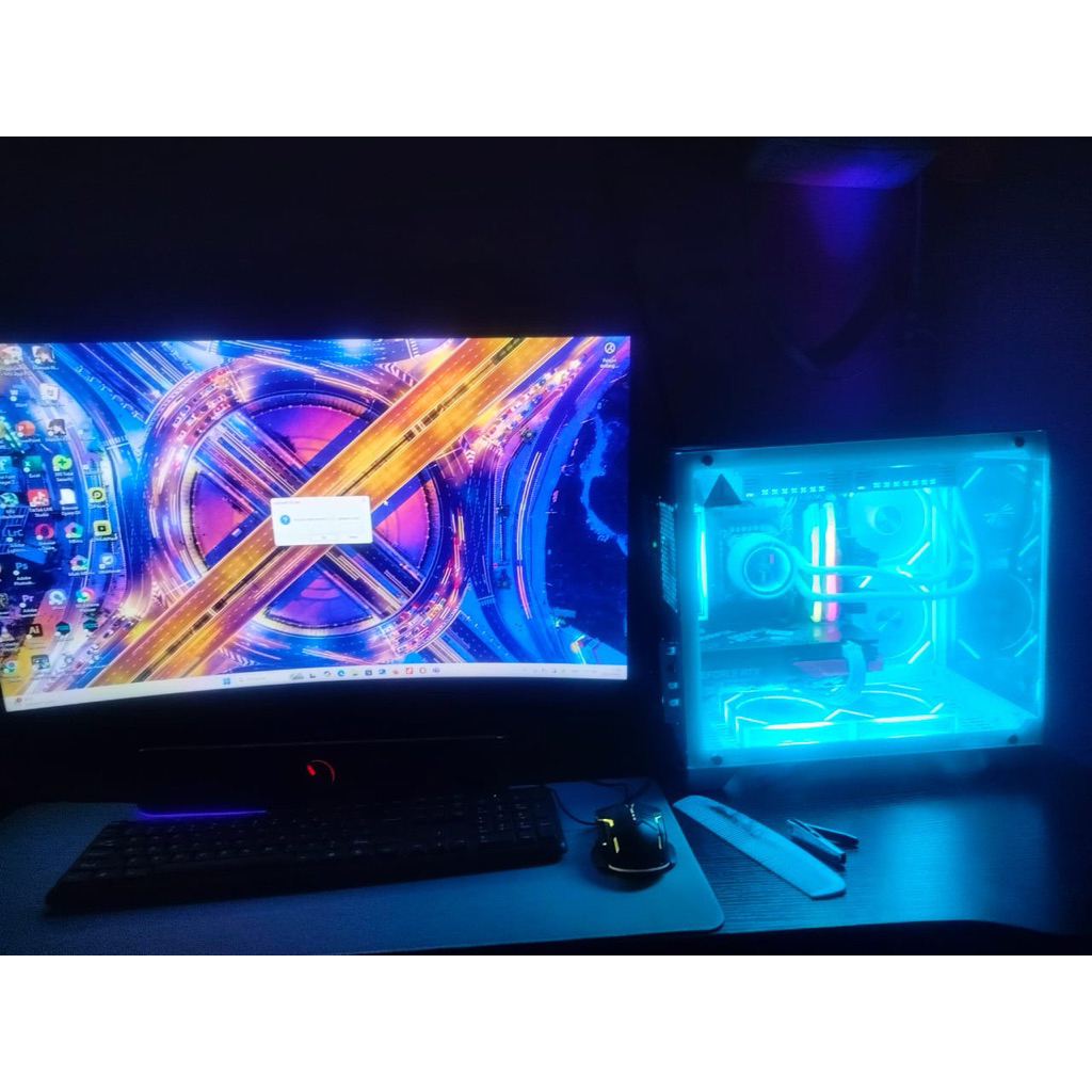 PC GAMING/ COMPUTER BEKAS/SECOND i7 + MONITOR LG 32 inch NO MINUS