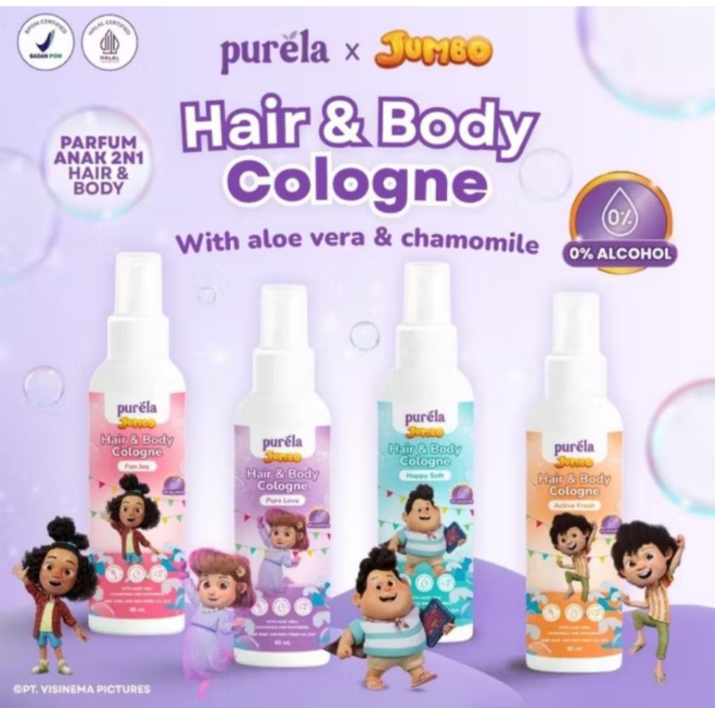 PURELA HAIR&BODY COLOGNE 100ML