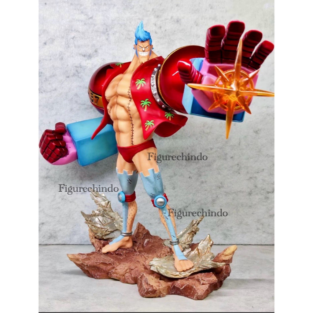 [ Ready ] Statue One Piece [ LX Studio ] Franky recast 31cm