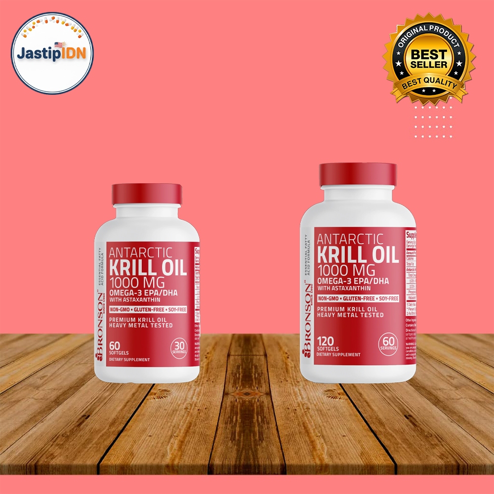 Bronson Krill Oil 1000MG Omega-3 EPA/DHA Asta