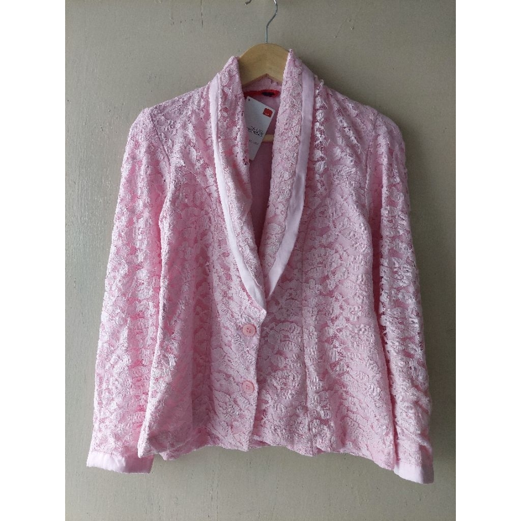 ATASAN OUTER BLAZER BROKAT BRANDED IMPORT EXPORT WANITA