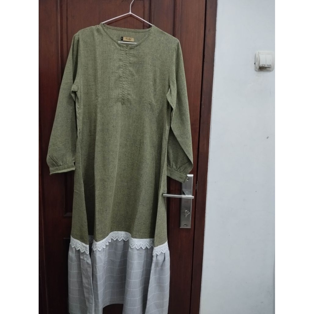 preloved gamis zanuba, jamise, dan afifathin