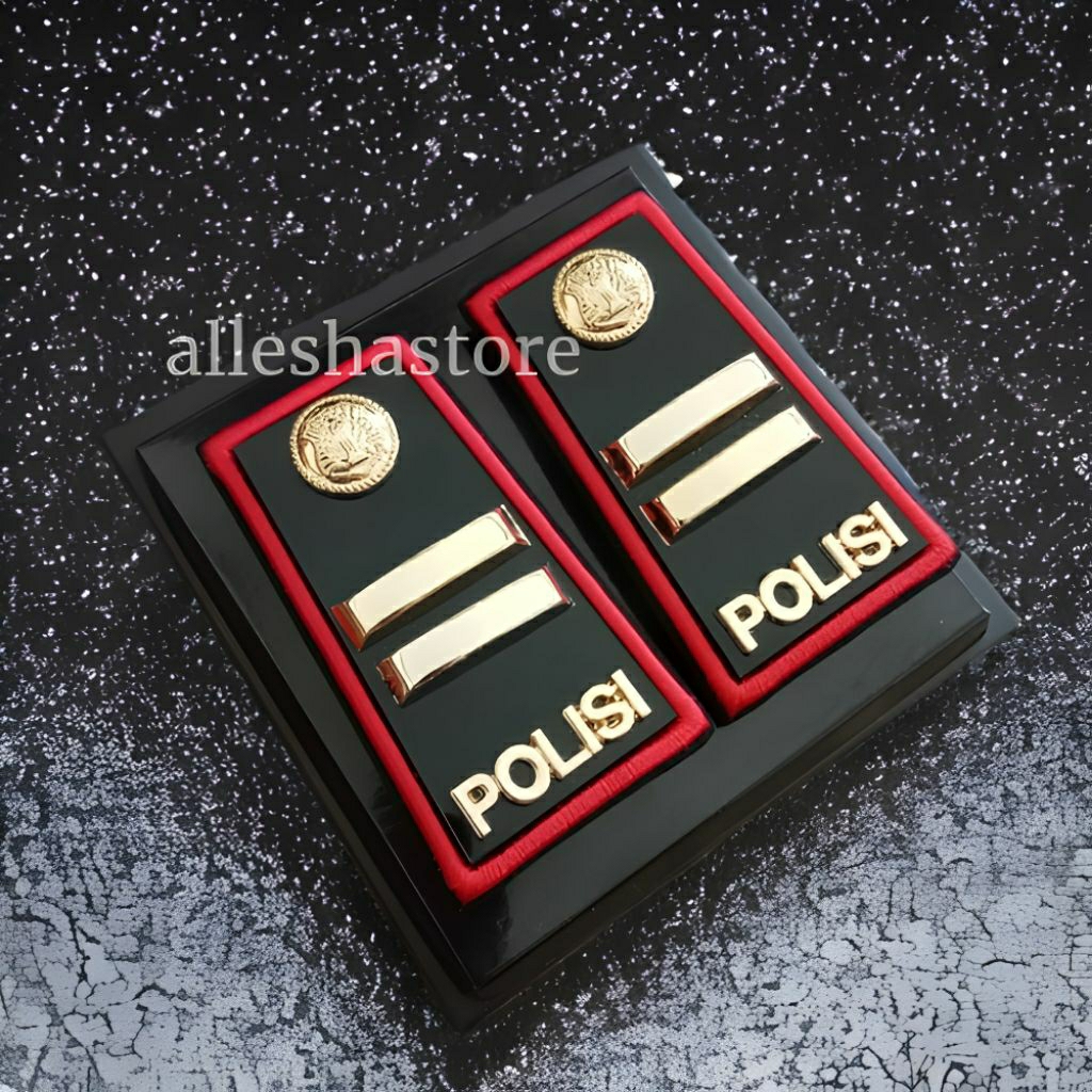 pangkat PDH iptu polisi Pangkat perwira Lis bordir merah