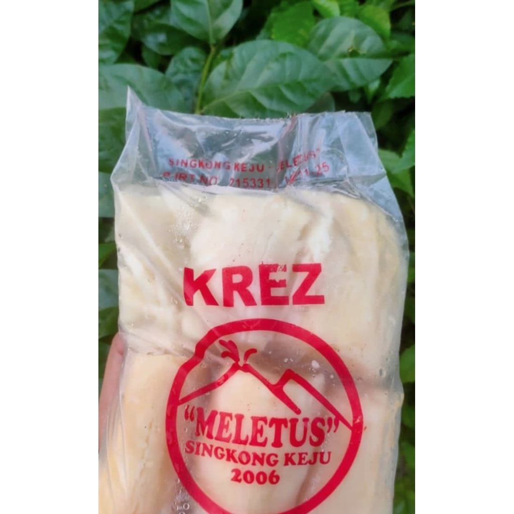 Singkong keju meletus