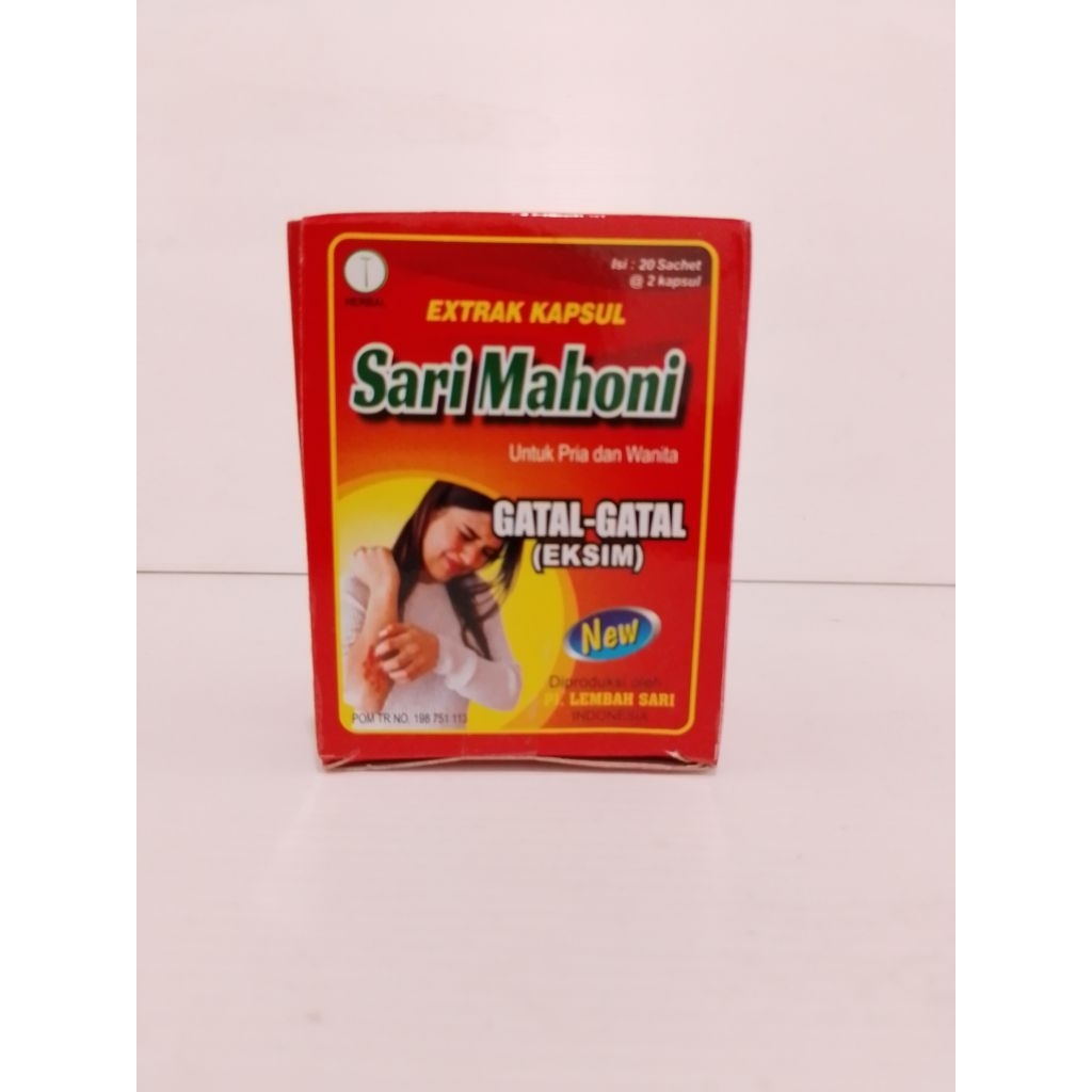 SARI MAHONI kapsul gatal-gatal