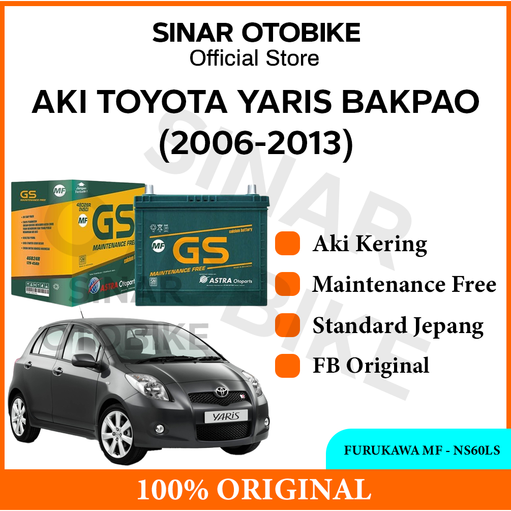 AKI YARIS BAKPAO GS ASTRA MF KERING - NS60LS