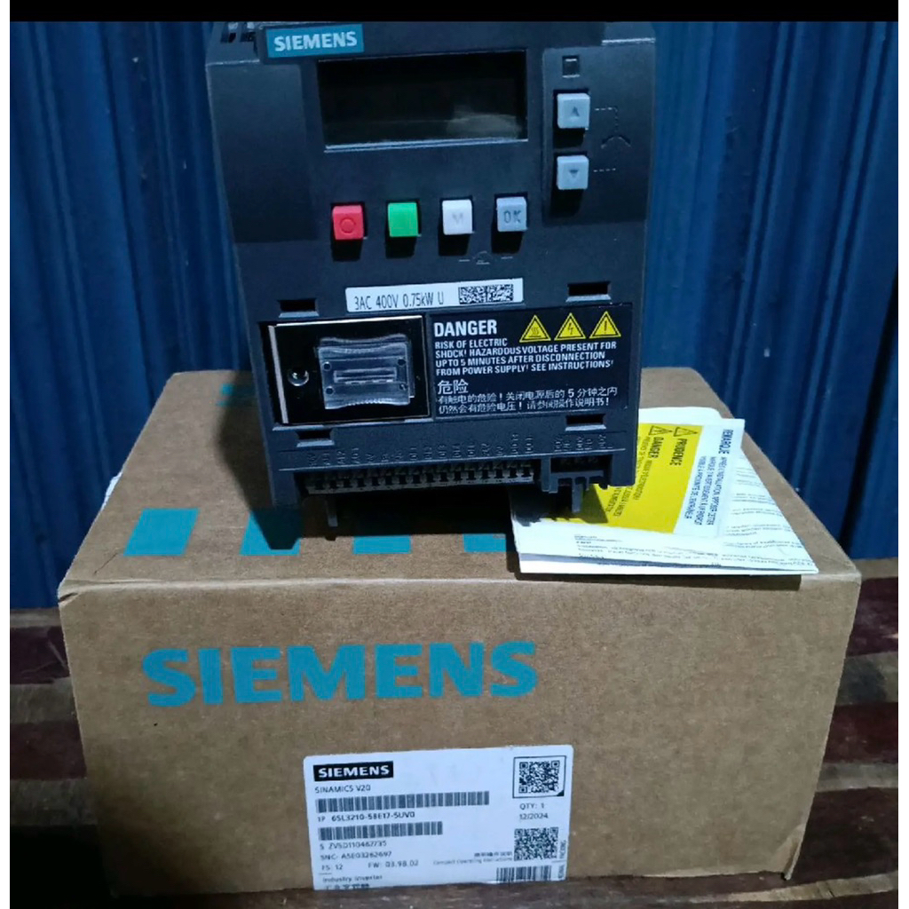 INVERTER SIEMENS 6SL3210-5BE17-5UV0 ORIGINAL ASLI