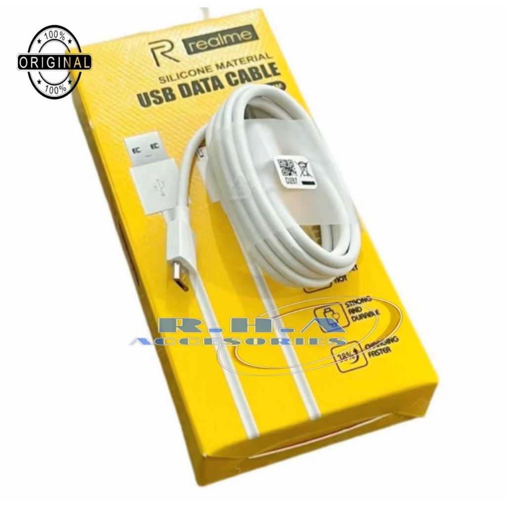 Kabel Data Micro Usb Original 100% Realme 2 3 5 kabel Data Charger Usb Micro