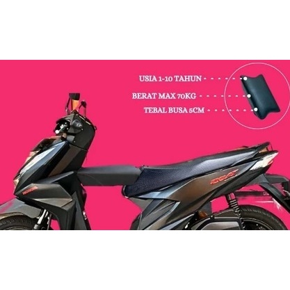 Bangku Motor Anak Jok boncengan anak Dudukan Anak